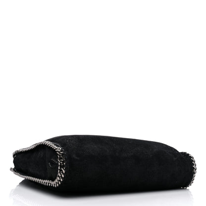 Stella McCartney Shaggy Deer Small Falabella Fold Over Tote Black 4 of 9
