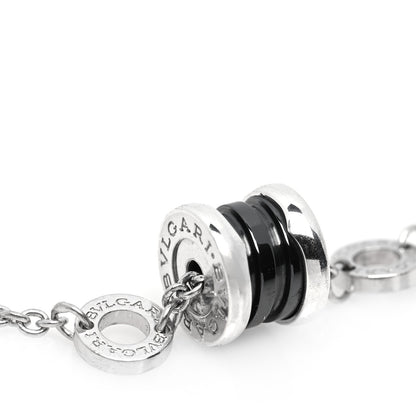 Bulgari Sterling Silver Black Ceramic Save the Children Bracelet SM 6 of 7