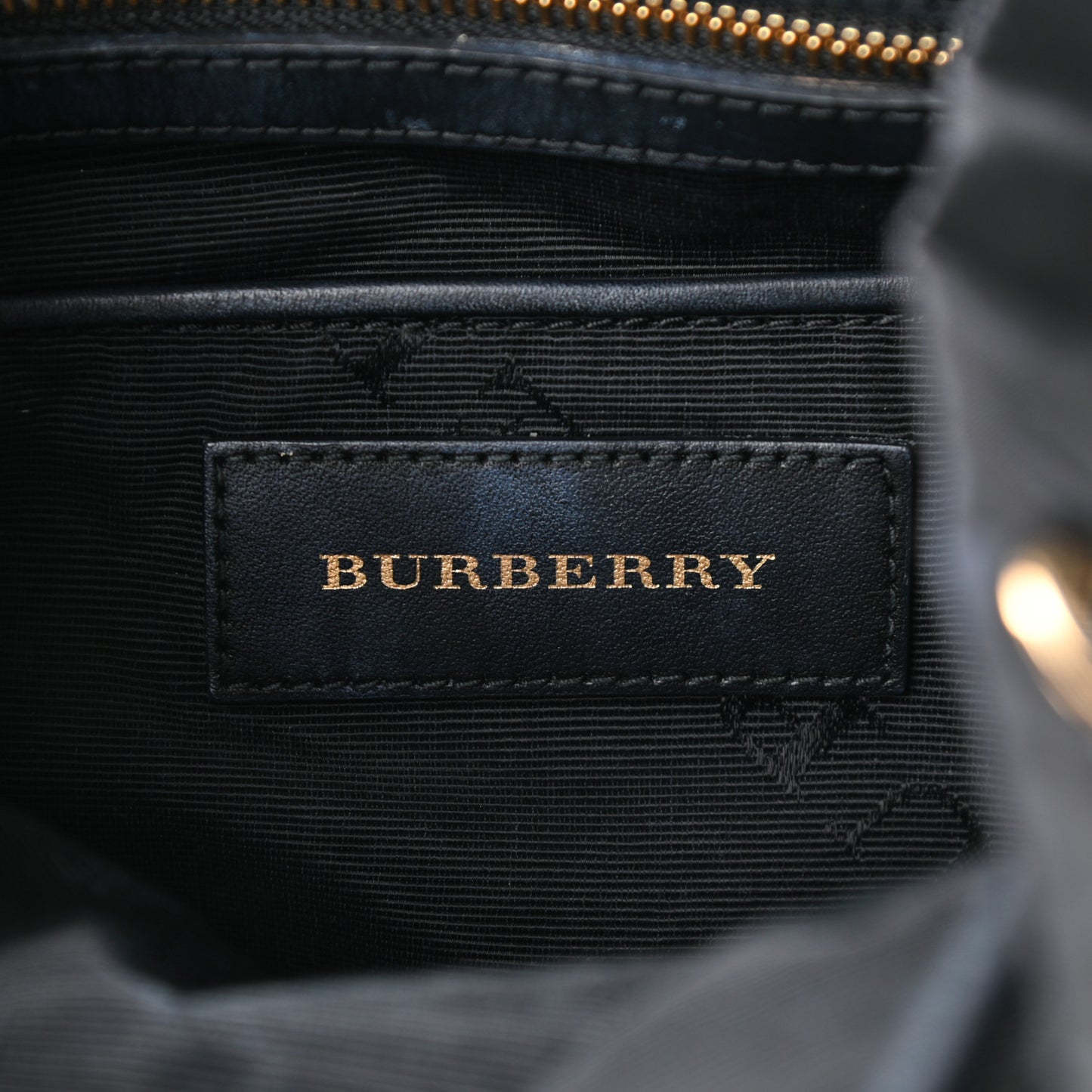 Nylon Medium Rucksack Backpack Black