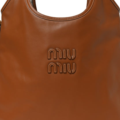 Miu Miu Nappa Ivy Bag Caramel 7 of 9