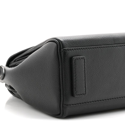 Versace Grained Calfskin Small La Medusa Top Handle Bag Black 15 of 17