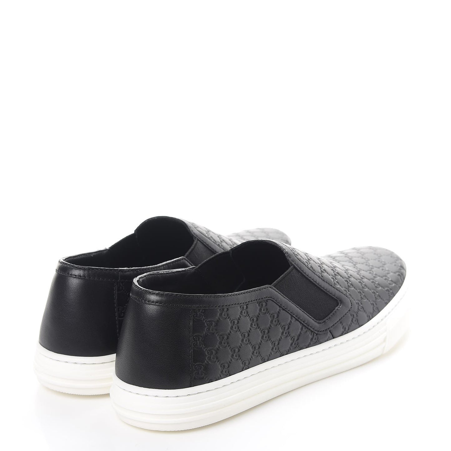 Microguccissima Slip On Sneakers 38.5 Black