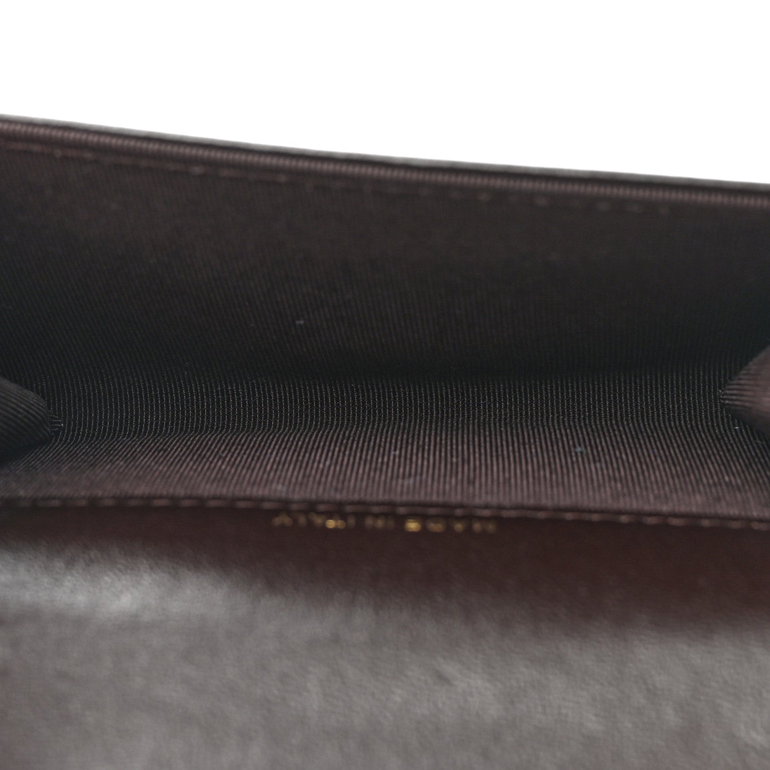 Chanel Lambskin Quilted Flap Card Holder Dark Brown 5 of 8