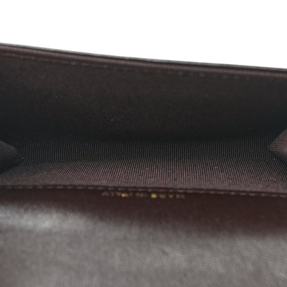 Chanel Lambskin Quilted Flap Card Holder Dark Brown 5 of 8