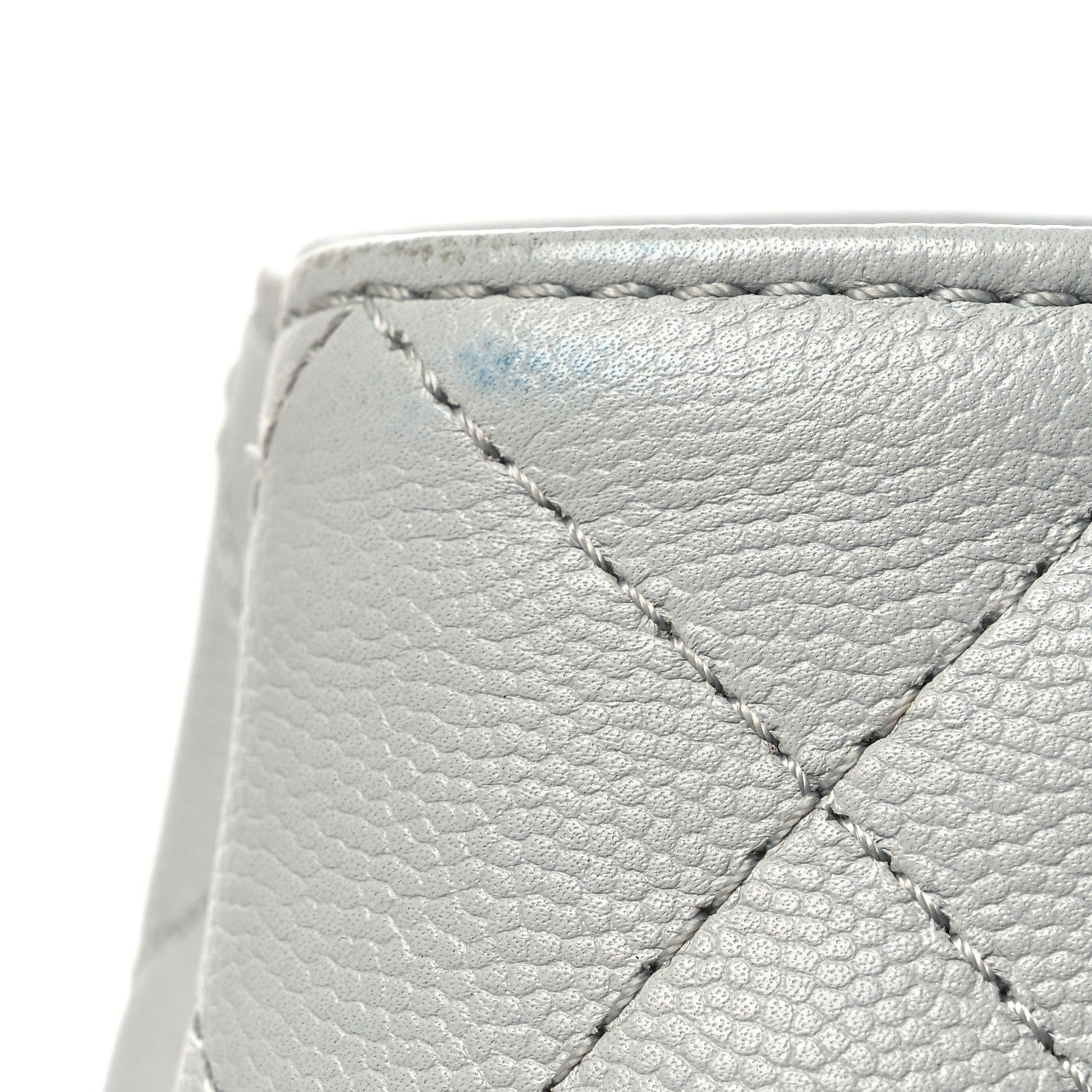 Chanel Caviar Quilted Shopping Tote Light Green 11 of 14