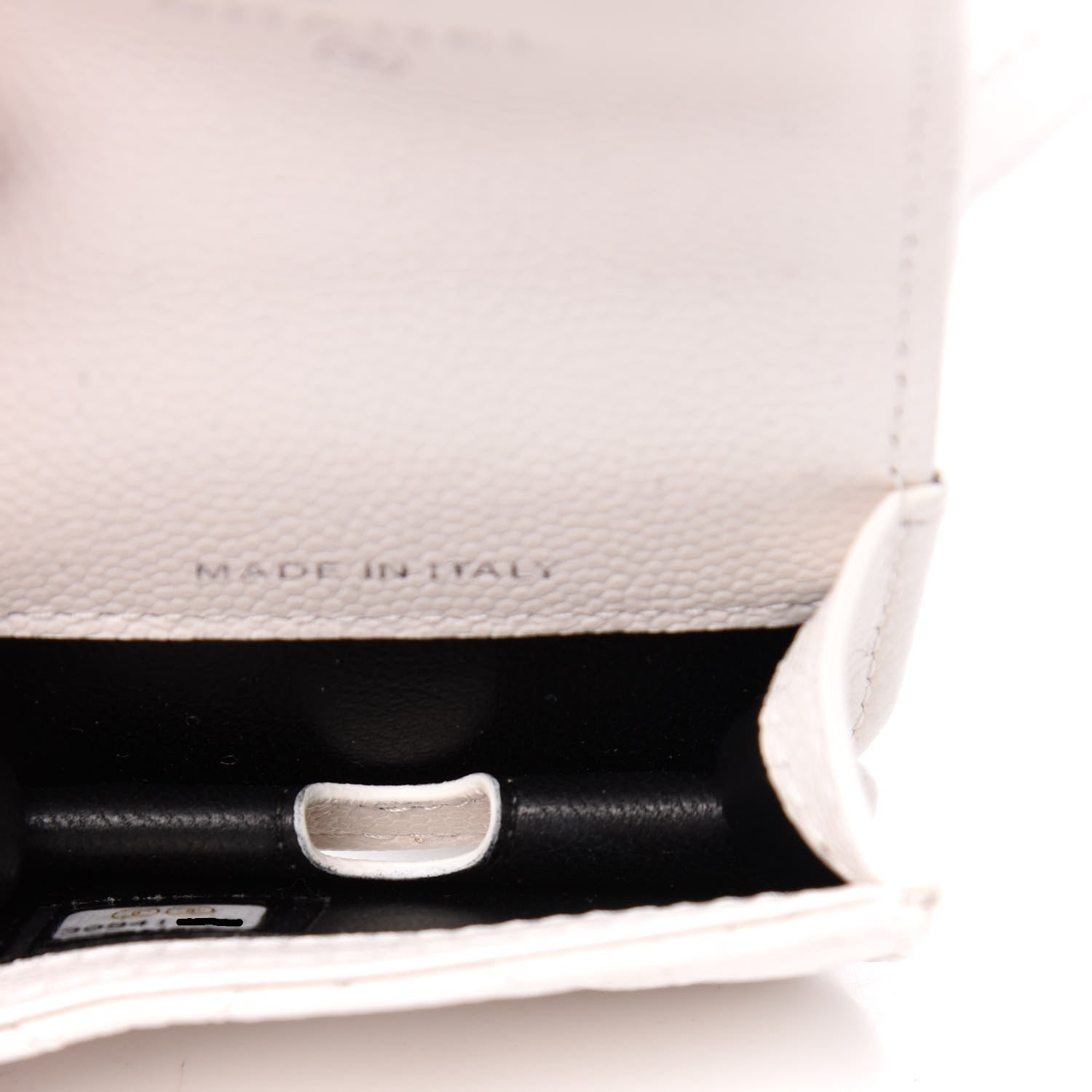 Chanel Caviar Quilted Airpods Pro Holder Belt White 5 of 12