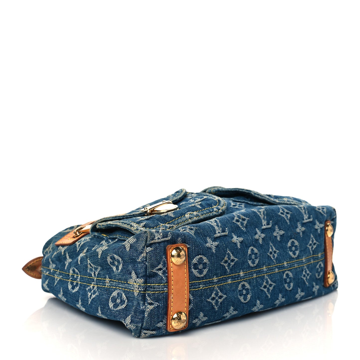 Monogram Denim Baggy PM Blue