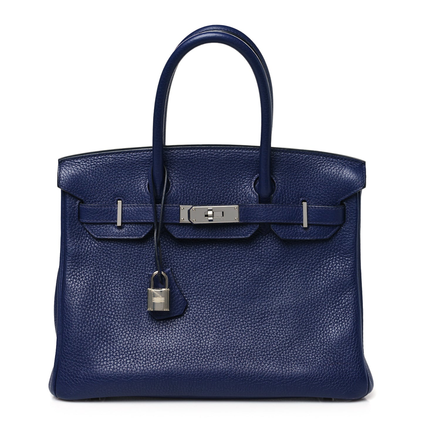 Taurillon Clemence Birkin 30 Bleu Encre