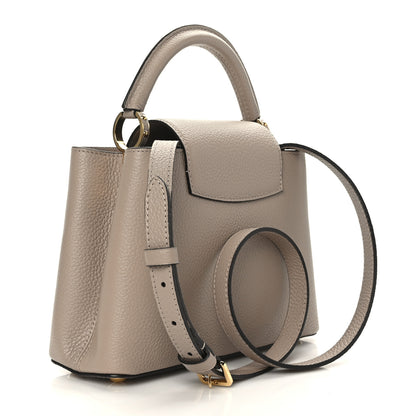 Louis Vuitton Taurillon Capucines BB Galet 3 of 8