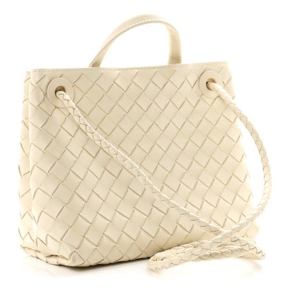Bottega Veneta Nappa Intrecciato Small Andiamo Shoulder Bag Sea Salt 3 of 10