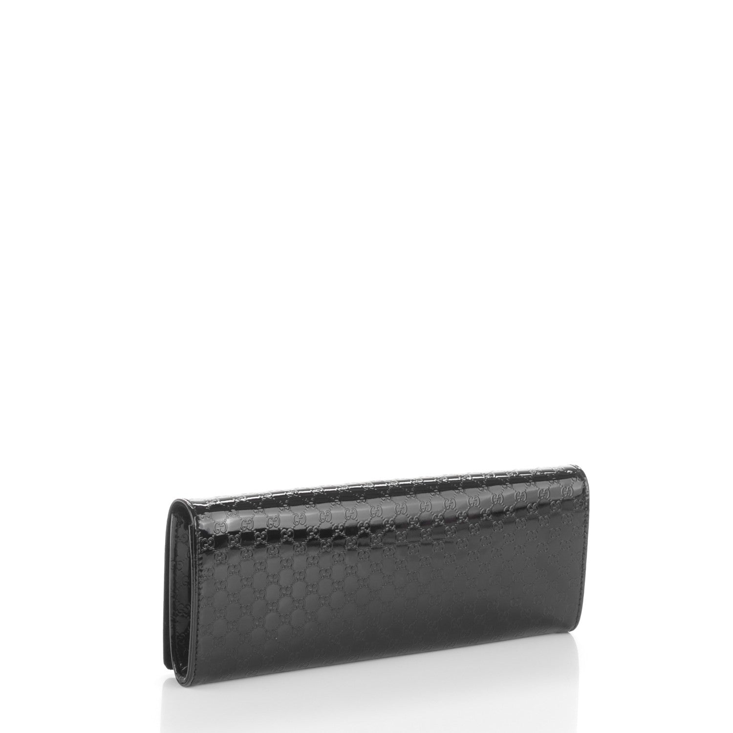 Gucci Patent Microguccissima Small Broadway Clutch Black 3 of 6