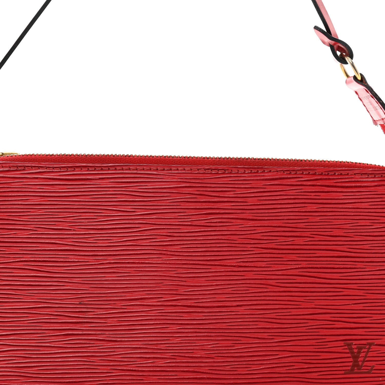 Louis Vuitton Epi Pochette Accessories 24 Castillan Red 7 of 13