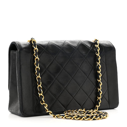 Chanel Lambskin Quilted Medium Single Flap Black 3 of 21
