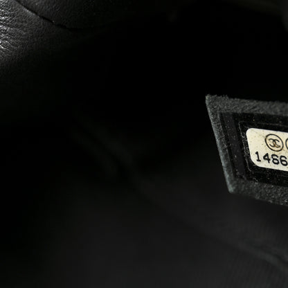 Chanel Calfskin Quilted In The Business North South Tote Black 7 of 11