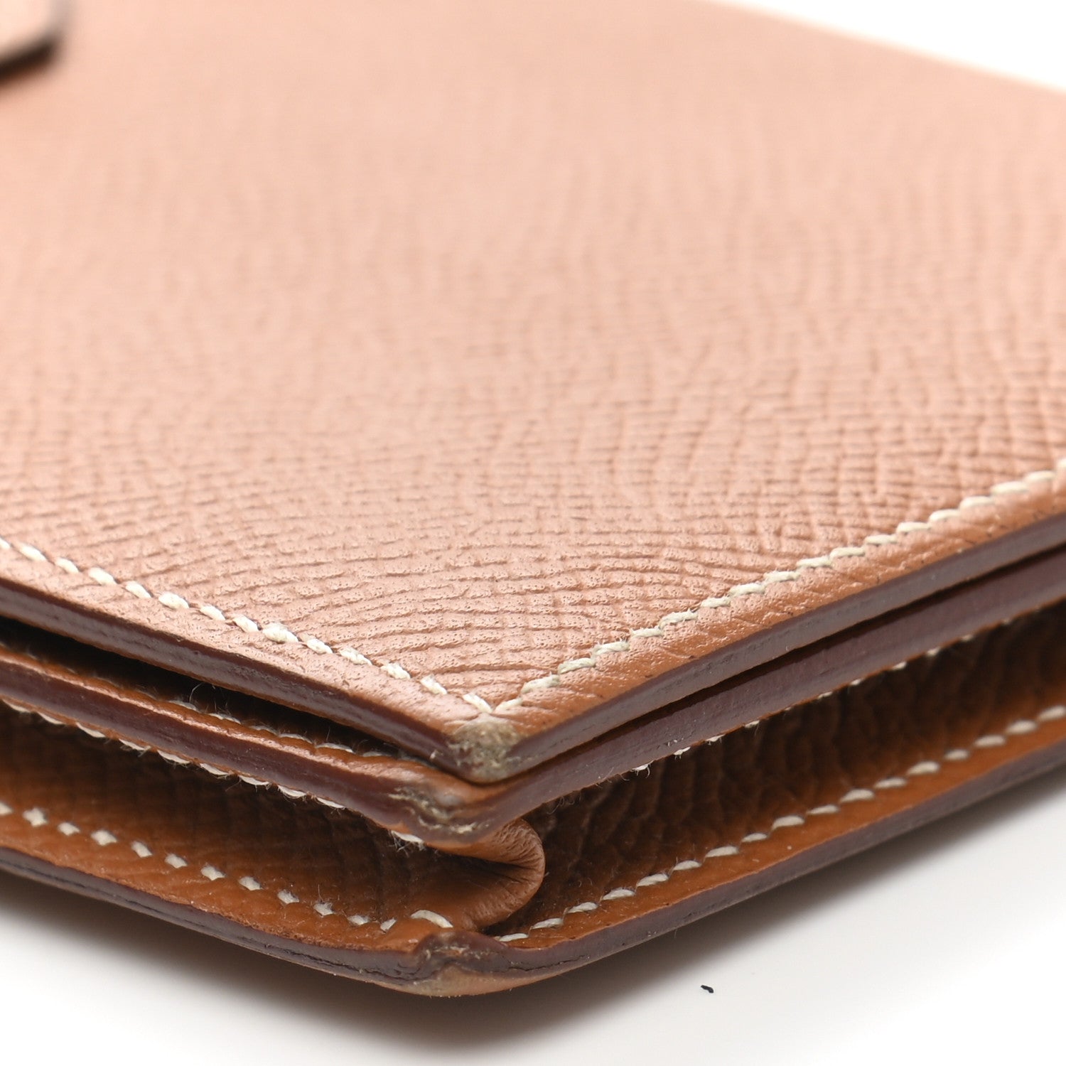 Hermes Epsom Bearn Gusset Wallet Gold 13 of 13