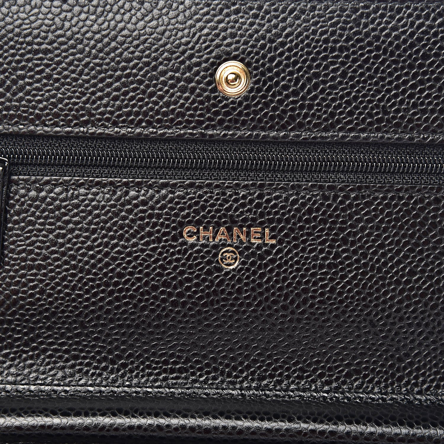 Chanel Caviar Quilted Wallet On Chain WOC Black 6 of 12