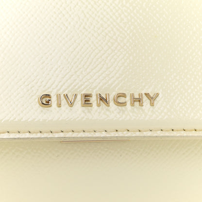Givenchy Patent Calfskin Mini Pandora Box Chain Crossbody Bag White 8 of 13