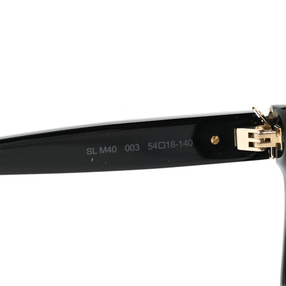 Saint Laurent Acetate SL M40 Sunglasses Black 6 of 6