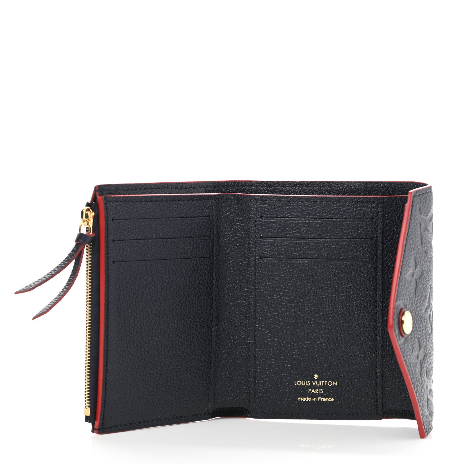 Louis Vuitton Empreinte Victorine Wallet Marine Rouge 5 of 6