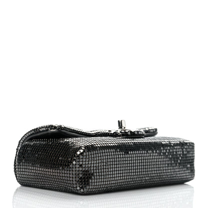Chanel Faded Metallic Mesh Extra Mini Flap Silver 4 of 10