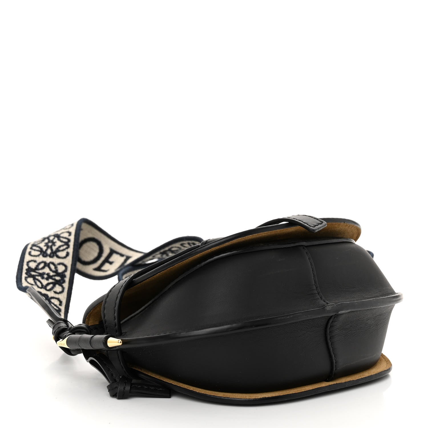Loewe Calfskin Jacquard Mini Gate Dual Bag Black 4 of 10