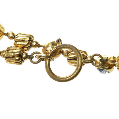 Chanel Crystal Necklace Gold 4 of 6