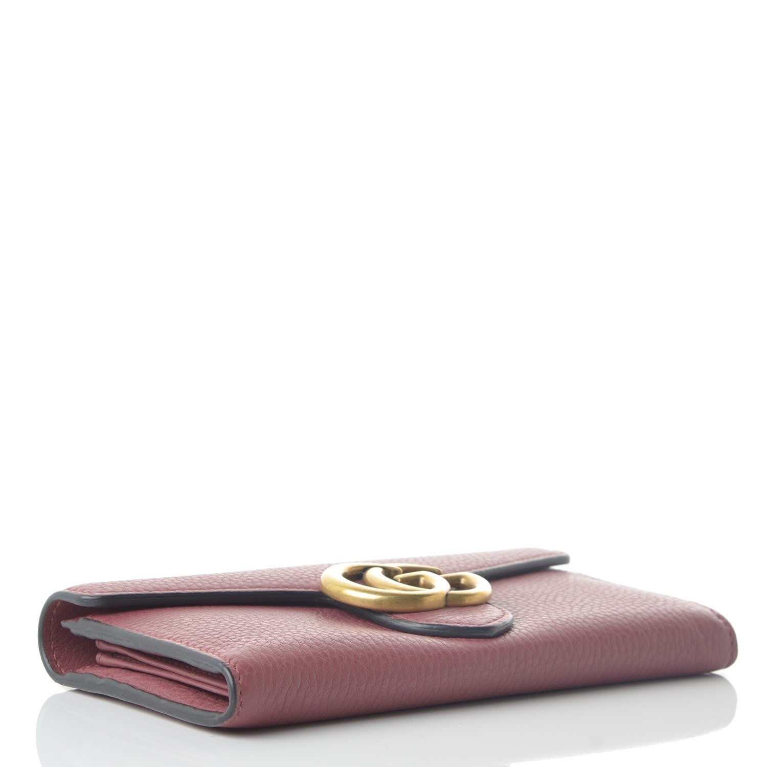 Gucci Cellarius Calfskin GG Marmont Continental Wallet Dry Rose 4 of 9