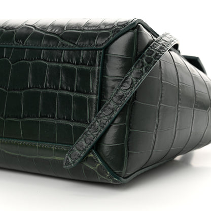 Celine Calfskin Crocodile Embossed Nano Belt Bag Amazone 9 of 10