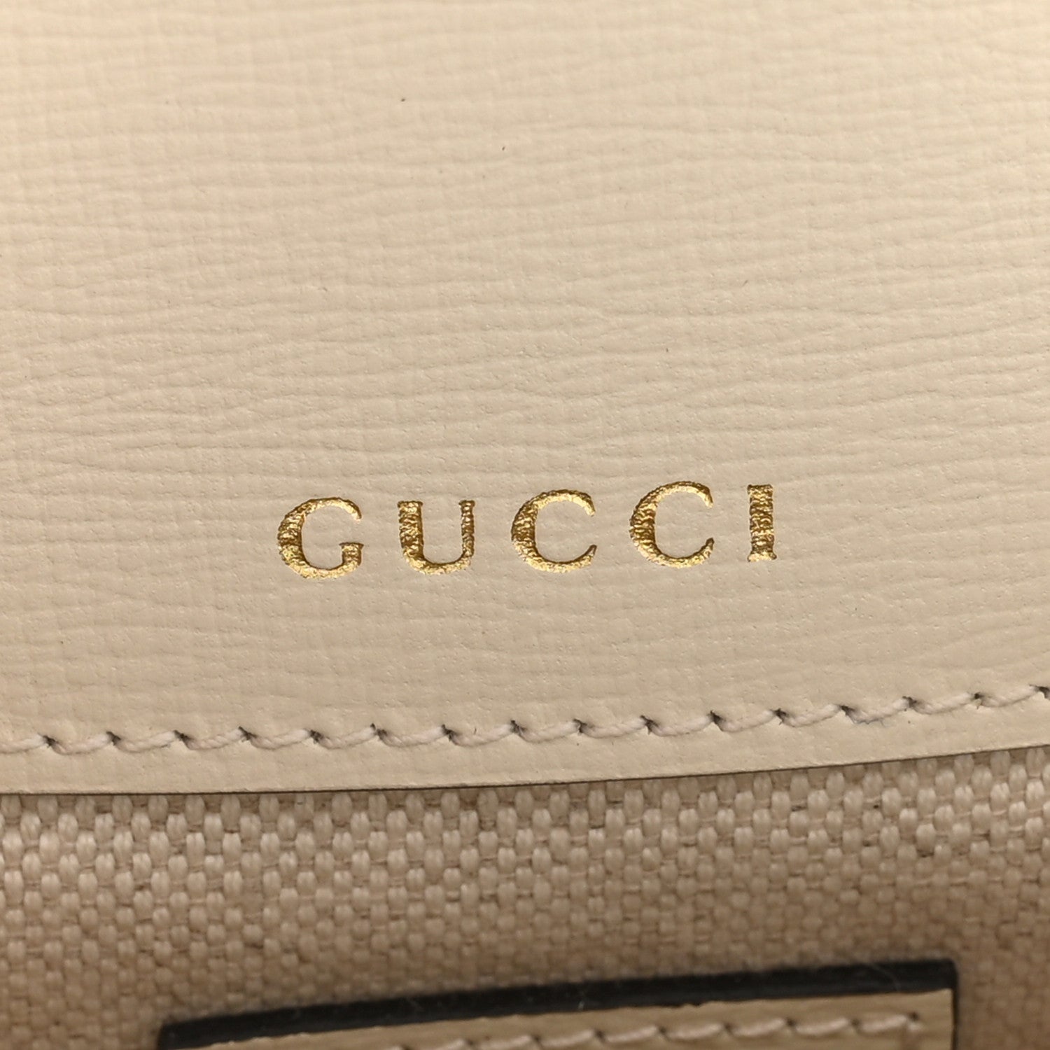 Gucci Azalea Calfskin Crystal GG Monogram Mini Horsebit 1955 Waist Bag Mystic White 6 of 12