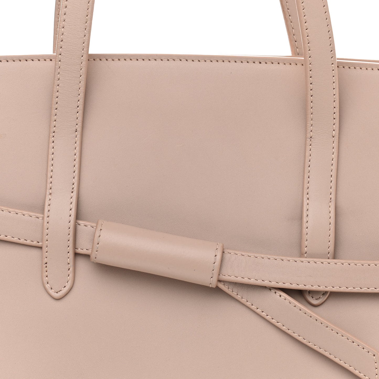 Calfskin Belt Shoulder Bag Sable