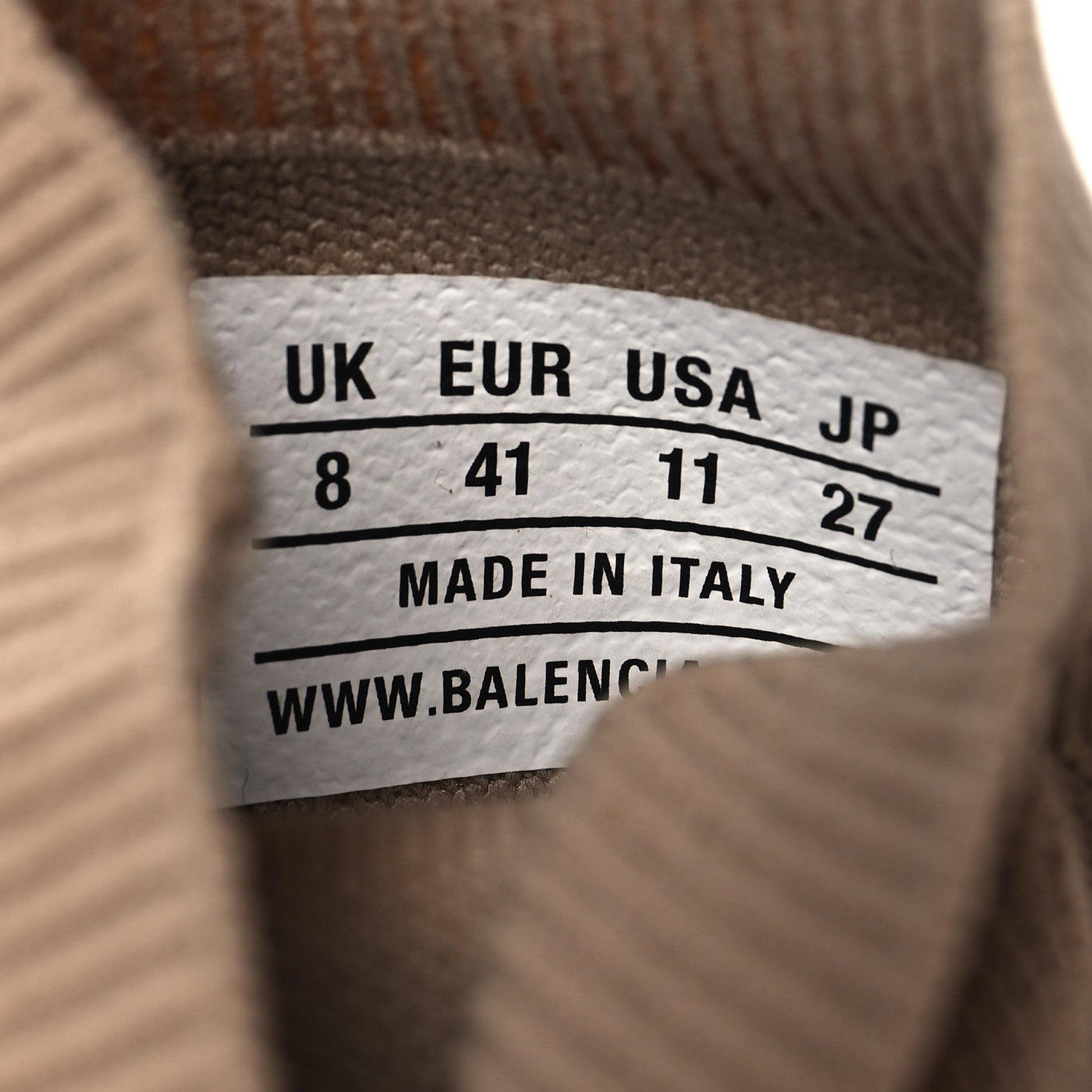 Balenciaga Technical 3D Recycled Knit Womens Speed 2.0 Sneakers 41 Monocolor Beige 7 of 10