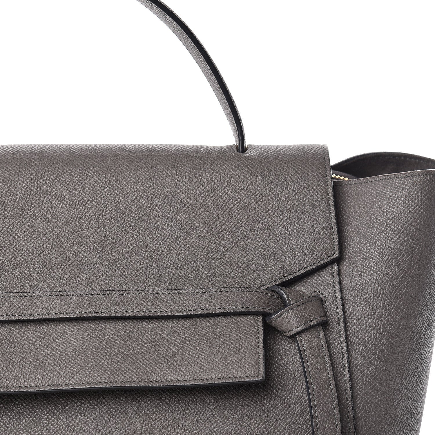 Celine Grained Calfskin Mini Belt Bag Grey 14 of 20