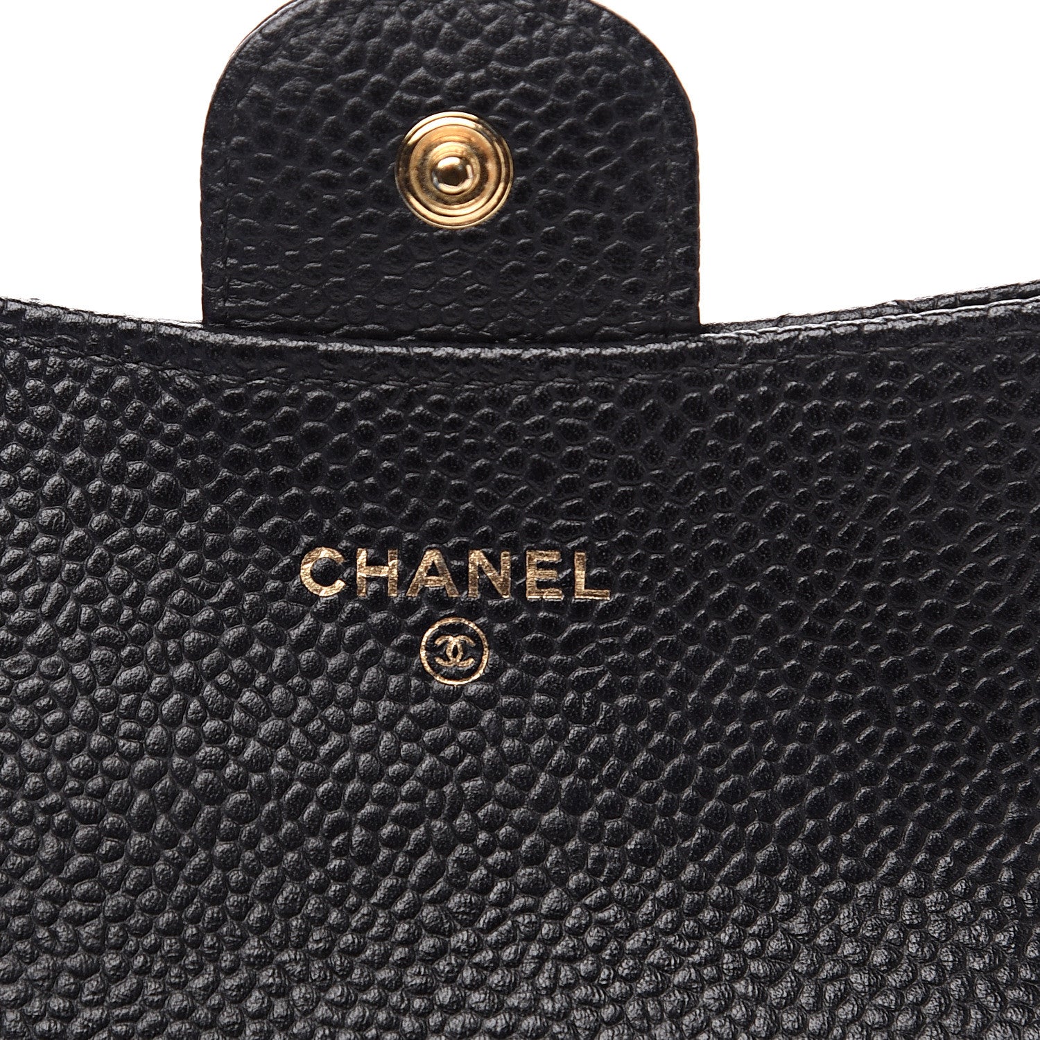 Chanel Caviar Quilted Flap Card Holder Black 5 of 7
