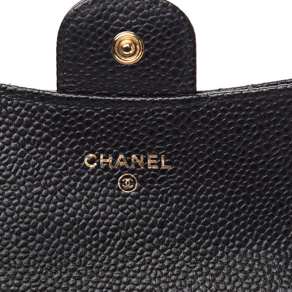 Chanel Caviar Quilted Flap Card Holder Black 5 of 7