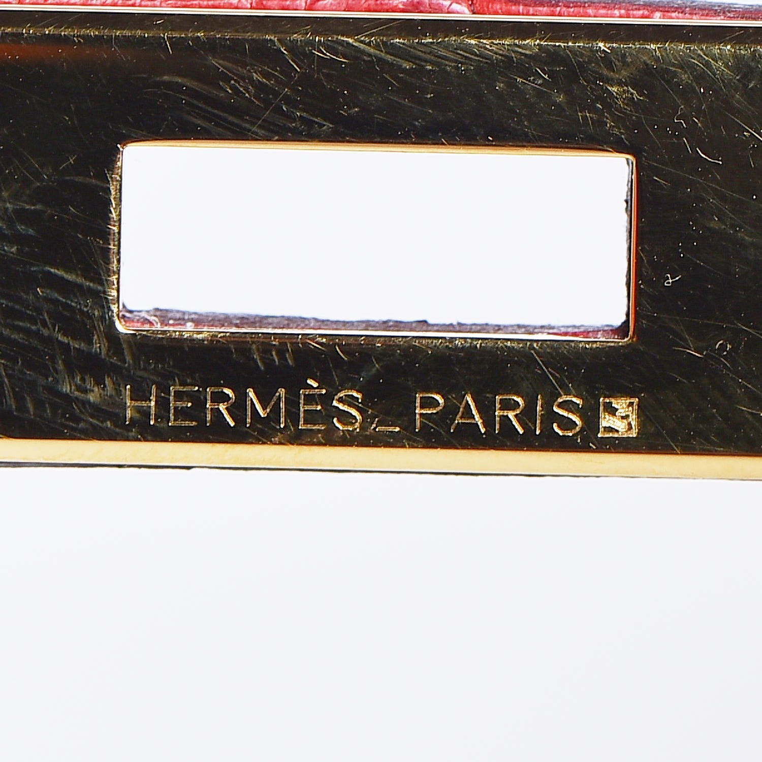 Hermes Ostrich Kelly Pochette Rouge Vif 26 of 35