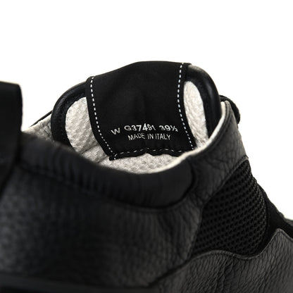 Chanel Calfskin Mesh Lycra Suede Womens Logo Sneakers 39.5 Black 7 of 7