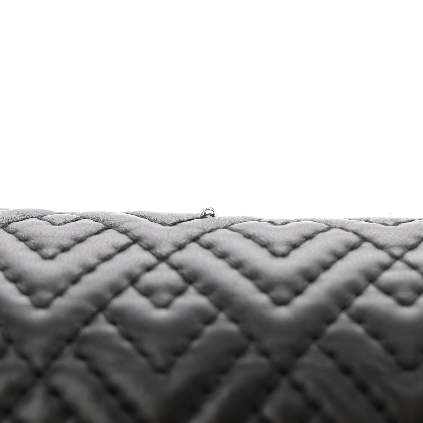 Lambskin Geometric Chevron Quilted New Medium Boy Flap Black