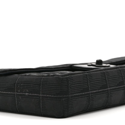 Chanel Nylon Medium Travel Flap Black 10 of 11