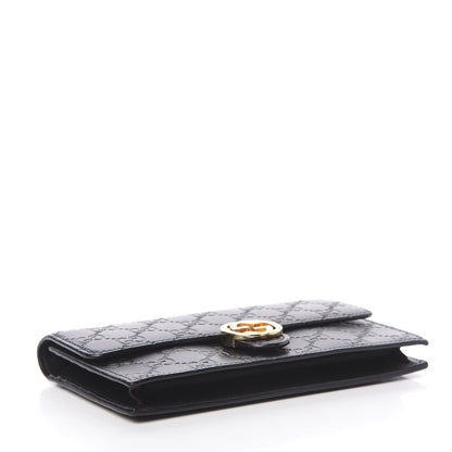 Gucci Guccissima Icon Chain Wallet Black 4 of 13