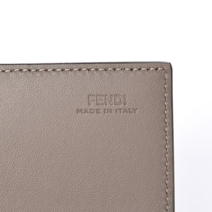 Fendi Vitello Liberty Vitello Century Bi-Color By The Way Continental Wallet English Rose Tortora 6 of 8