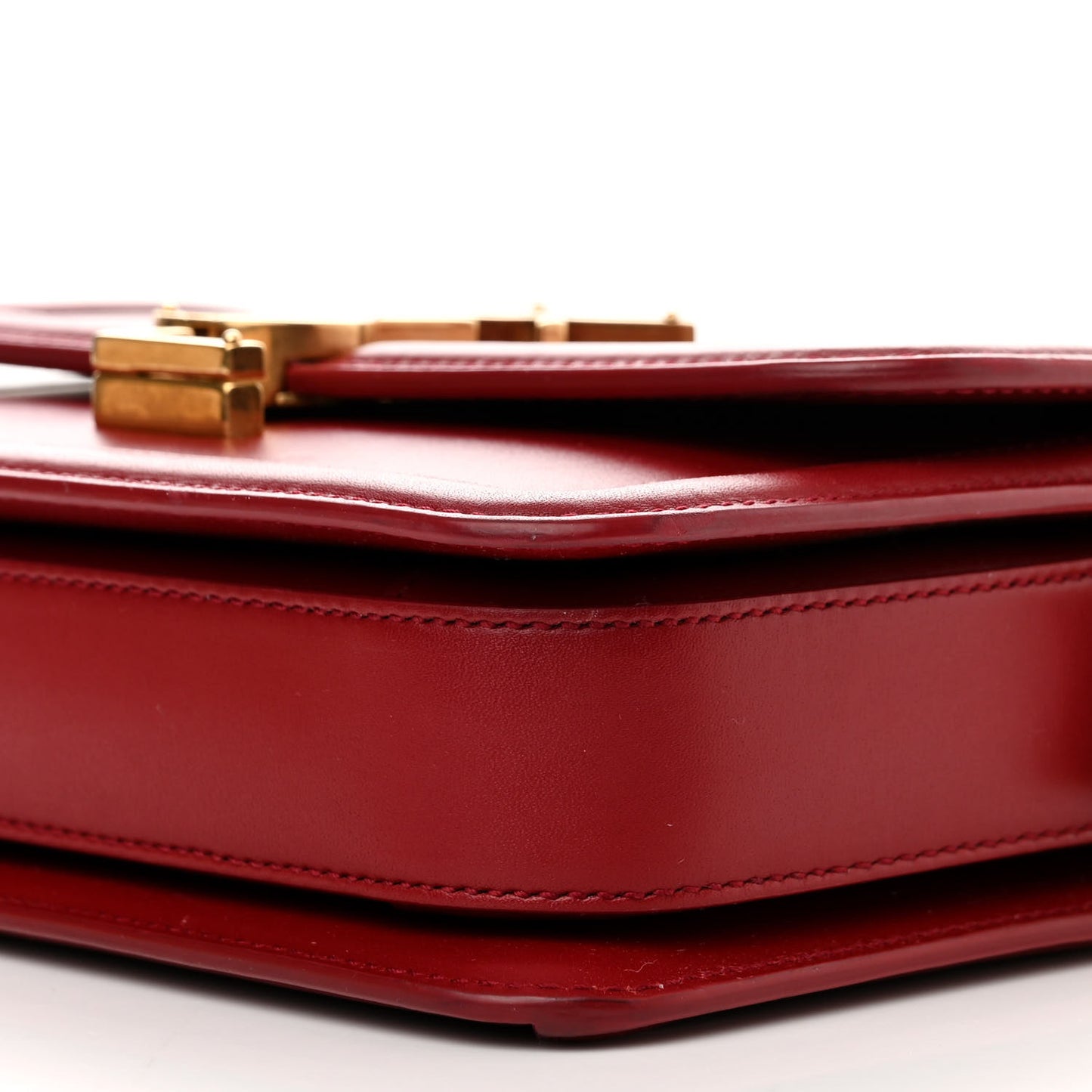 Smooth Calfskin Small Solferino Satchel Rouge Opyum