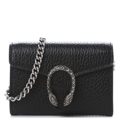 Gucci Calfskin Dionysus Coin Purse Black 1 of 10