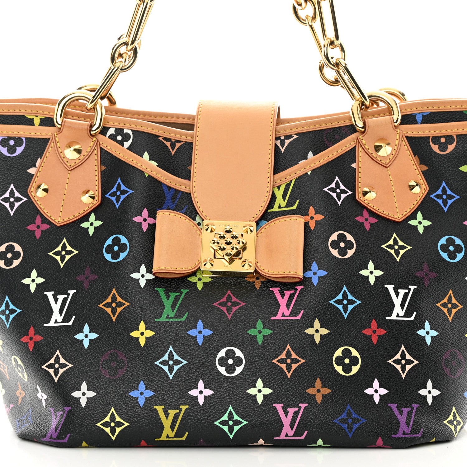 Louis Vuitton Monogram Multicolor Annie GM Black 8 of 15