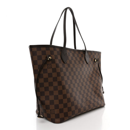Louis Vuitton Damier Ebene Neo Neverfull MM Rose Ballerine 4 of 10