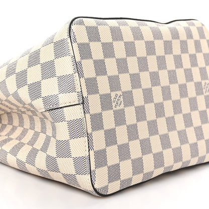 Louis Vuitton Damier Azur Braided Neonoe MM Blue 9 of 10