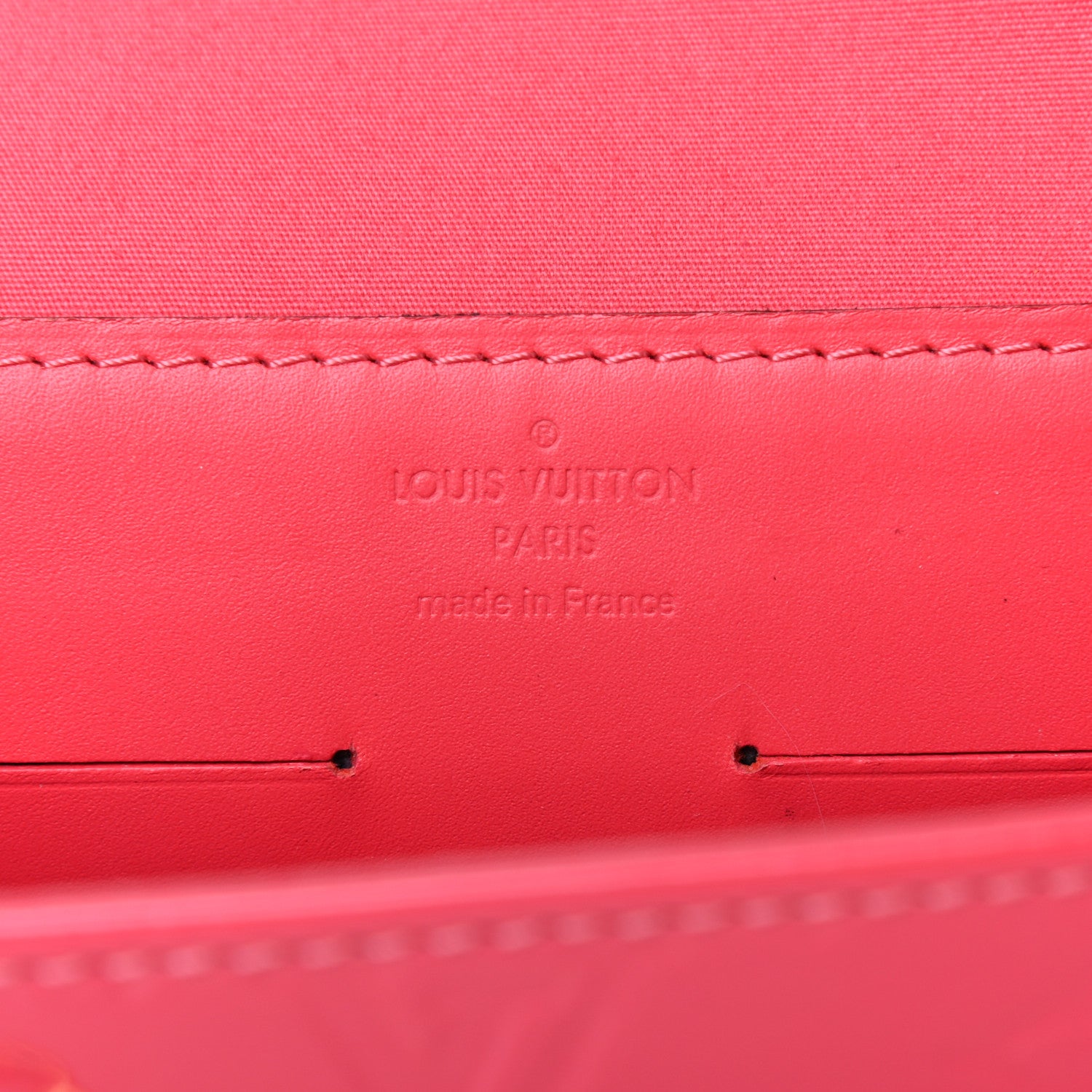 Louis Vuitton Vernis Ana Clutch Rose Litchi 7 of 7