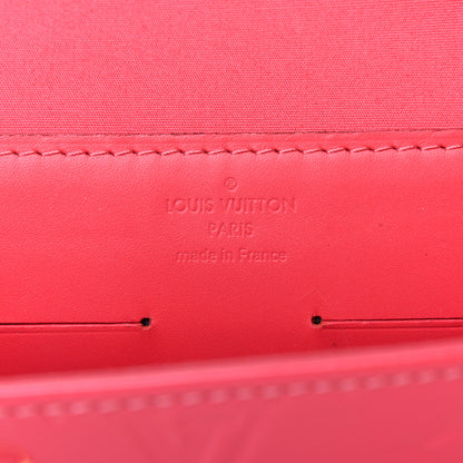 Louis Vuitton Vernis Ana Clutch Rose Litchi 7 of 7