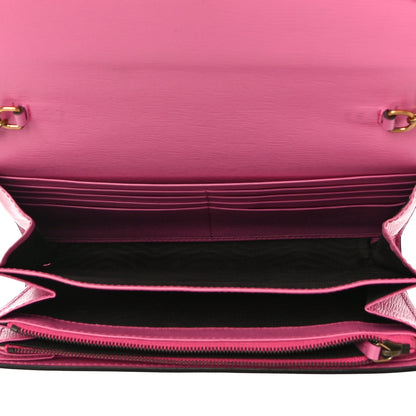 Gucci Calfskin Floral Print Mini Dionysus Chain Wallet Ivory Pink 5 of 9