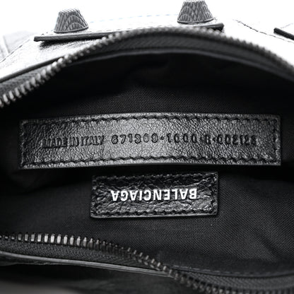 Balenciaga Agneau Arena Monochrome Le Cagole Shoulder Bag XS Black 8 of 11