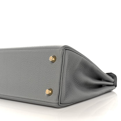 Hermes Togo Kelly Retourne 25 Gris Mouette 9 of 38